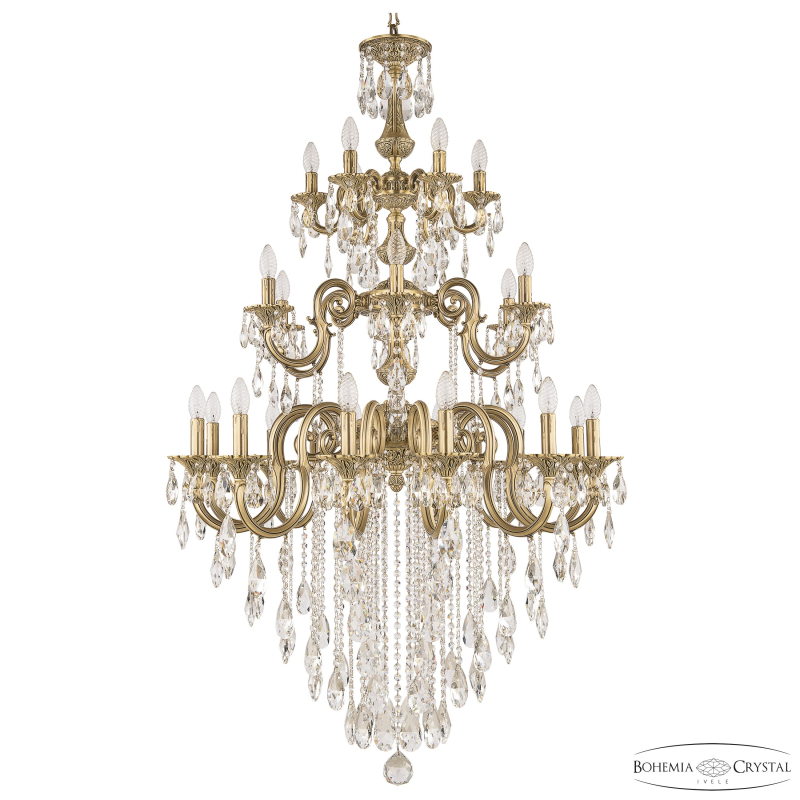 Подвесная люстра Bohemia Ivele Crystal Verona 72103/12+6+6/300/3d B FP в Санкт-Петербурге