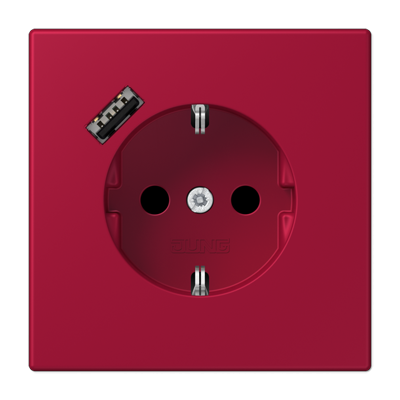 Розетка 2K+З USB Typ A Jung LC1520-18A229 в Санкт-Петербурге