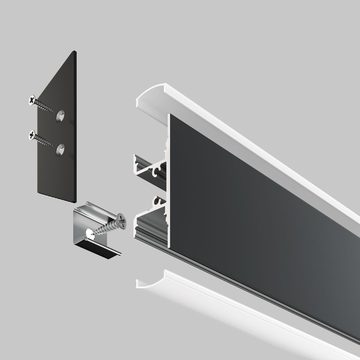 Алюминиевый профиль Maytoni Led strip ALM-1848-B-2M в Санкт-Петербурге