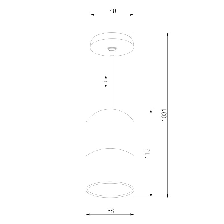 Подвесной светильник Eurosvet Mini Topper 50146/1 хром/белый в Санкт-Петербурге