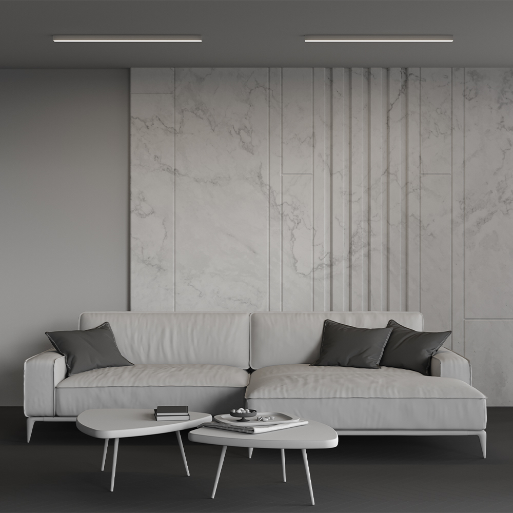 Линейный накладной светильник Maytoni Technical 4000K 35x35 (Серебро, 1 м) LL311004 в #REGION_NAME_DECLINE_PP#