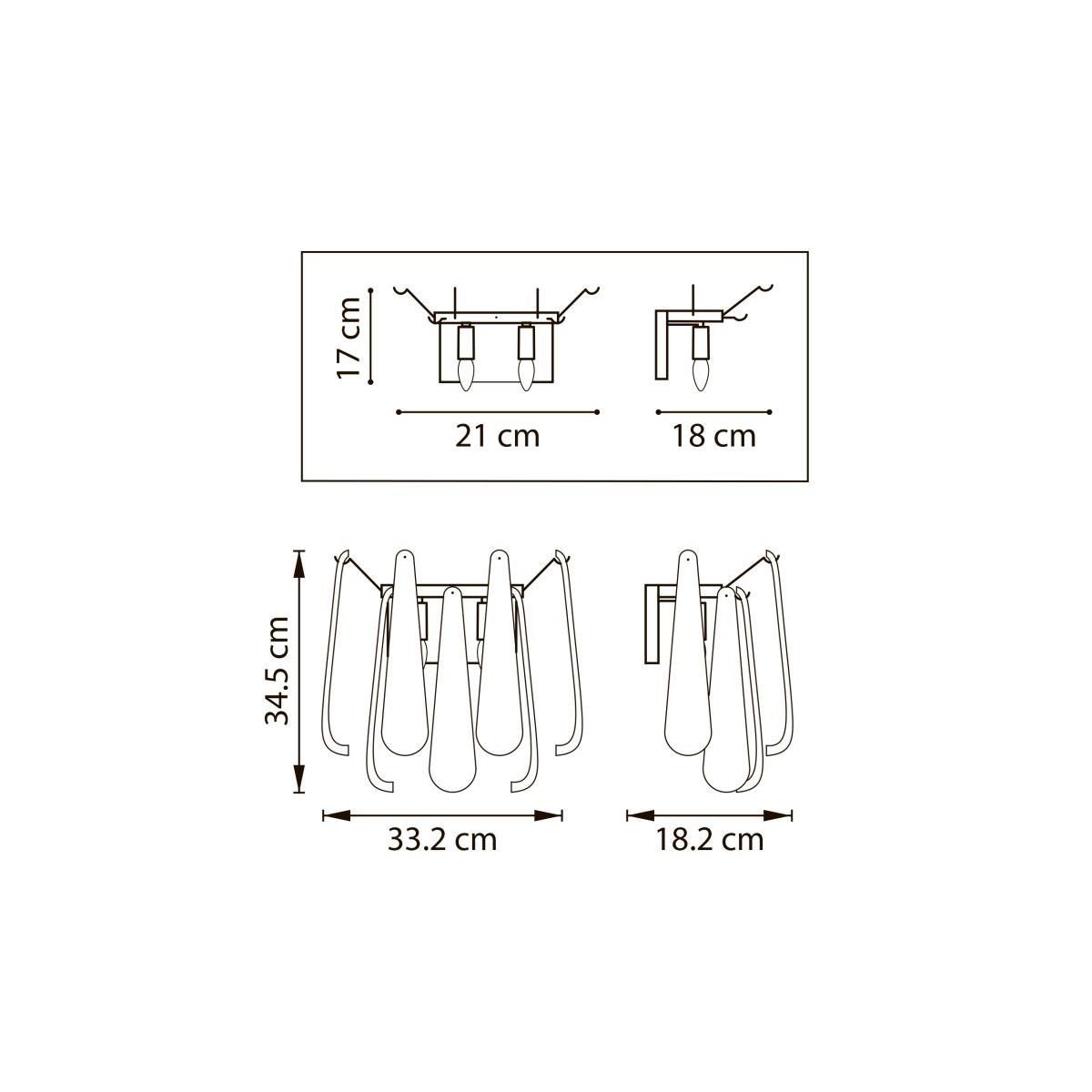 Настенный светильник Lightstar Retro II 799622 в Санкт-Петербурге