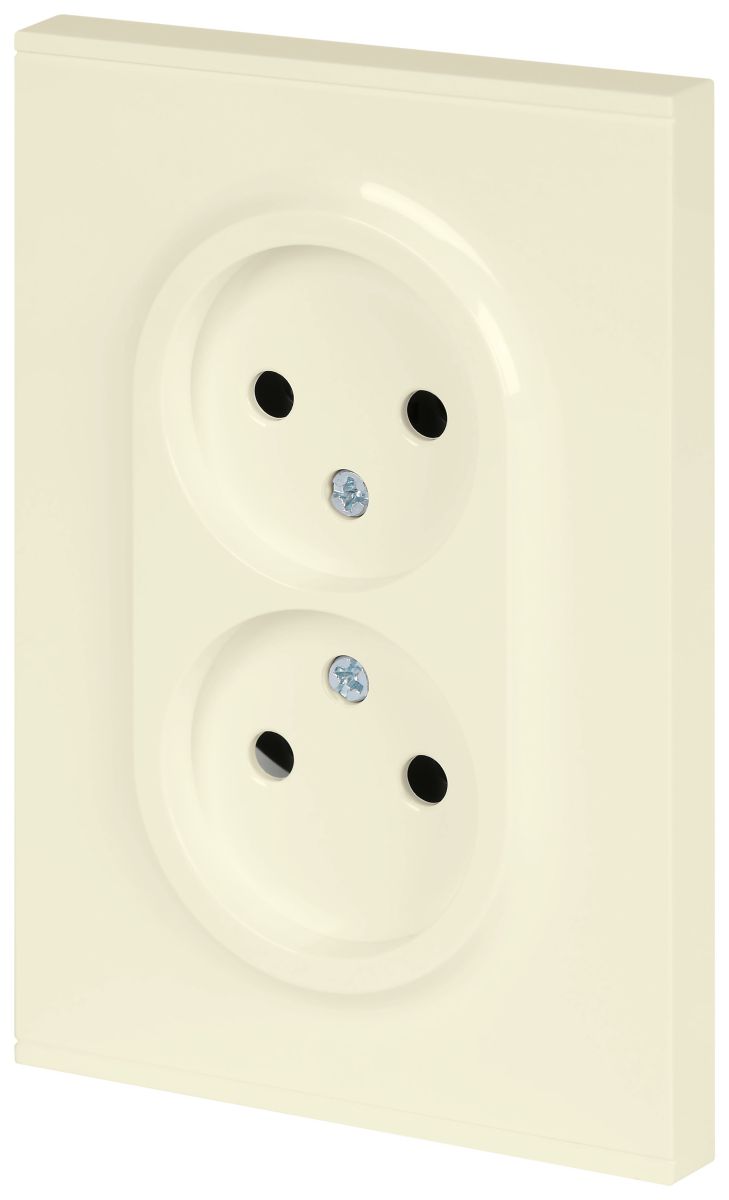 Розетка Эра Arktik 16-2107-02 без заземления двойная 2X2P 16А-250В слоновая кость Б0071682 в #REGION_NAME_DECLINE_PP#