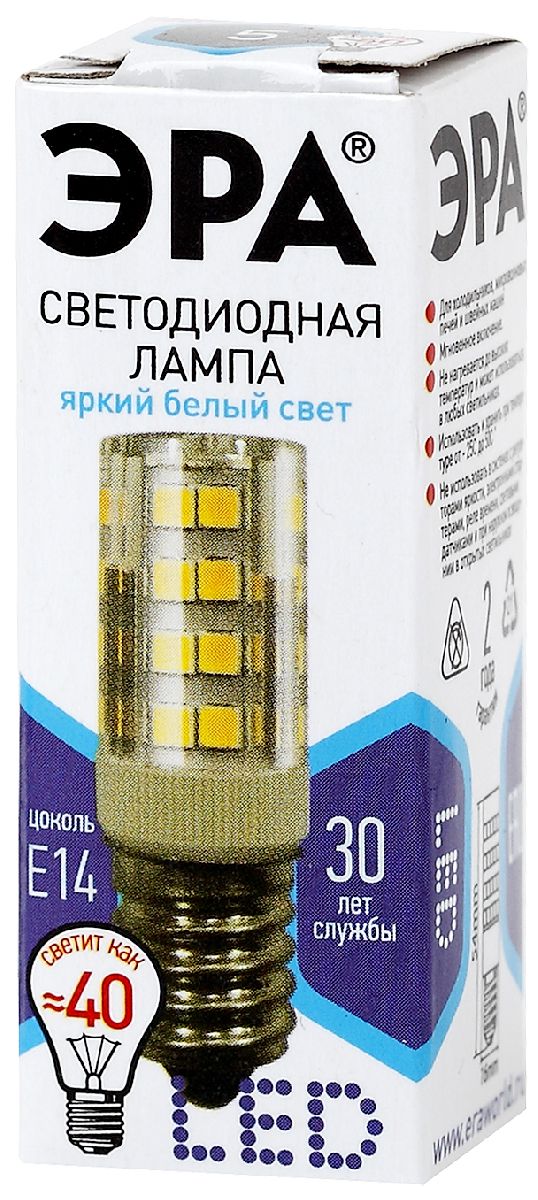 Лампа светодиодная Эра E14 5W 4000K LED T25-5W-CORN-840-E14 Б0033031 УЦ в Санкт-Петербурге
