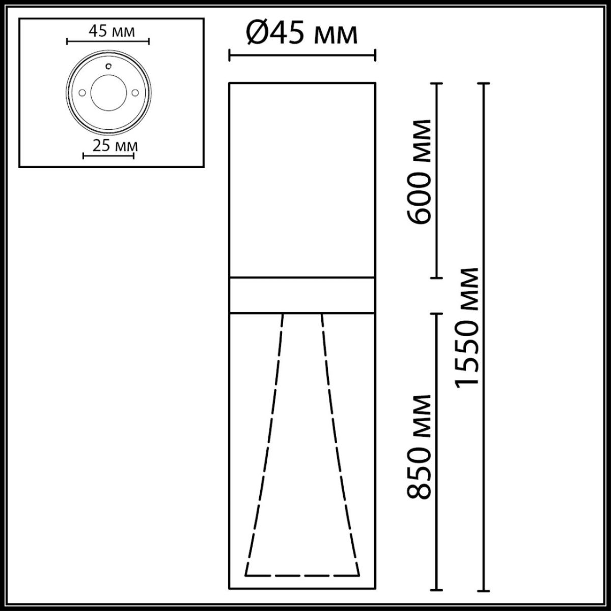 Потолочный светильник Odeon Light Hightech Defance 7144/4CL в Санкт-Петербурге