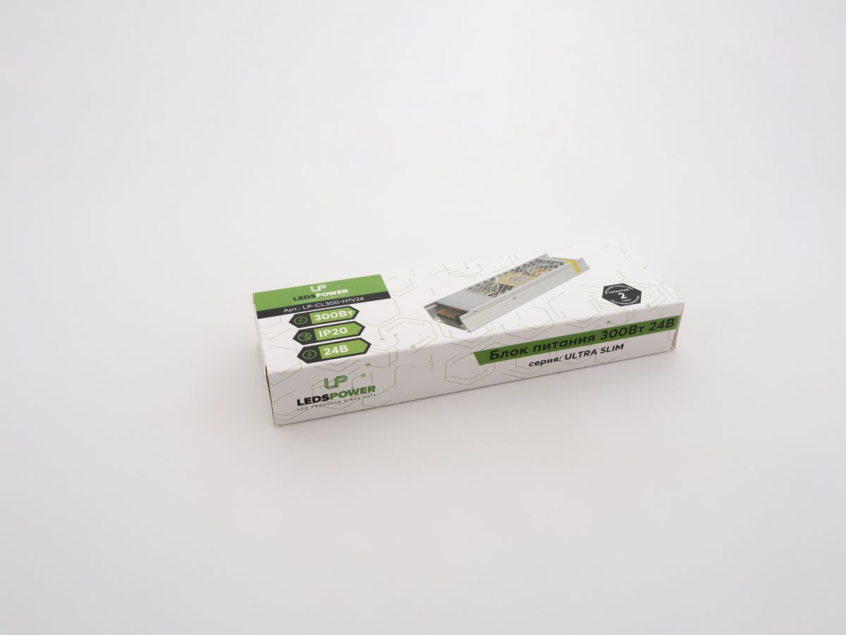 Блок питания LEDS POWER 300Вт 24В ULTRA SLIM 002675 в Санкт-Петербурге