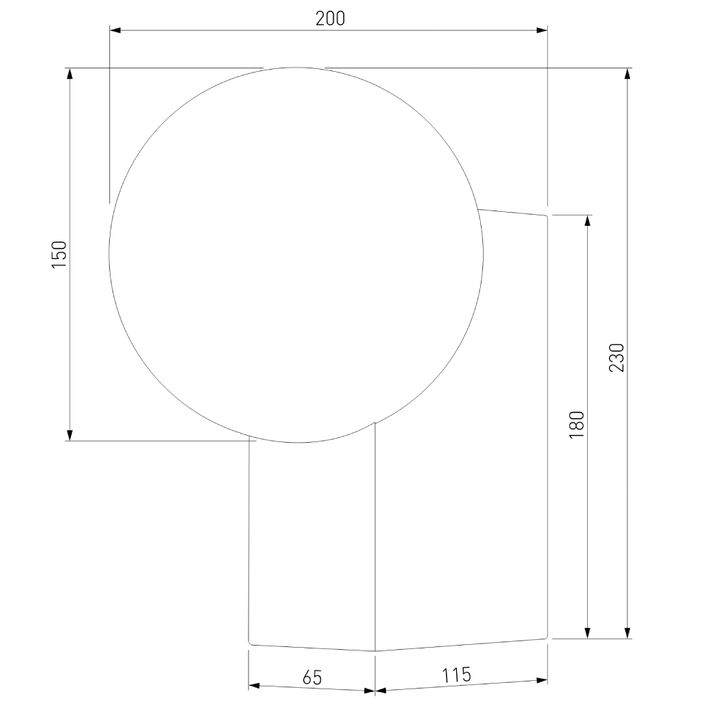 Уличный настенный светильни Elektrostandard Gravity 35166/U черный 4690389195099 a062885 в #REGION_NAME_DECLINE_PP#