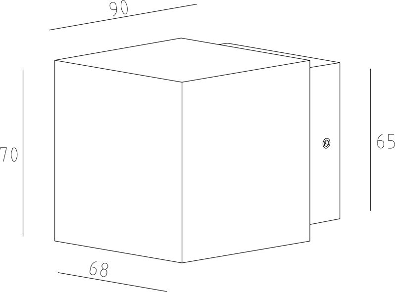 Уличный настенный светильник Deko-Light Cubodo 731029 в Санкт-Петербурге