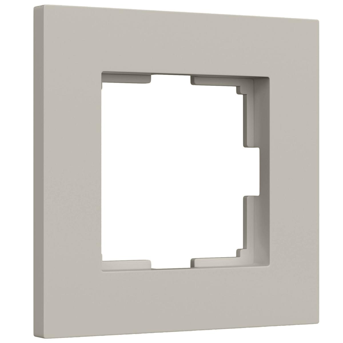 Рамка на 1 пост Werkel Slab (дымчатый софт) W0012917 4690389218392 a071622 в Санкт-Петербурге