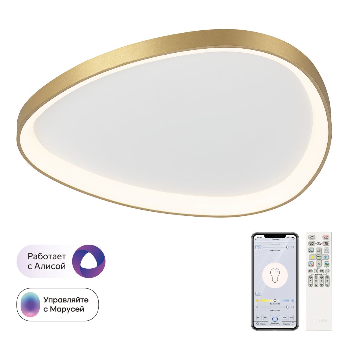 Потолочная люстра Citilux Genka Smart CL756A162 в Санкт-Петербурге