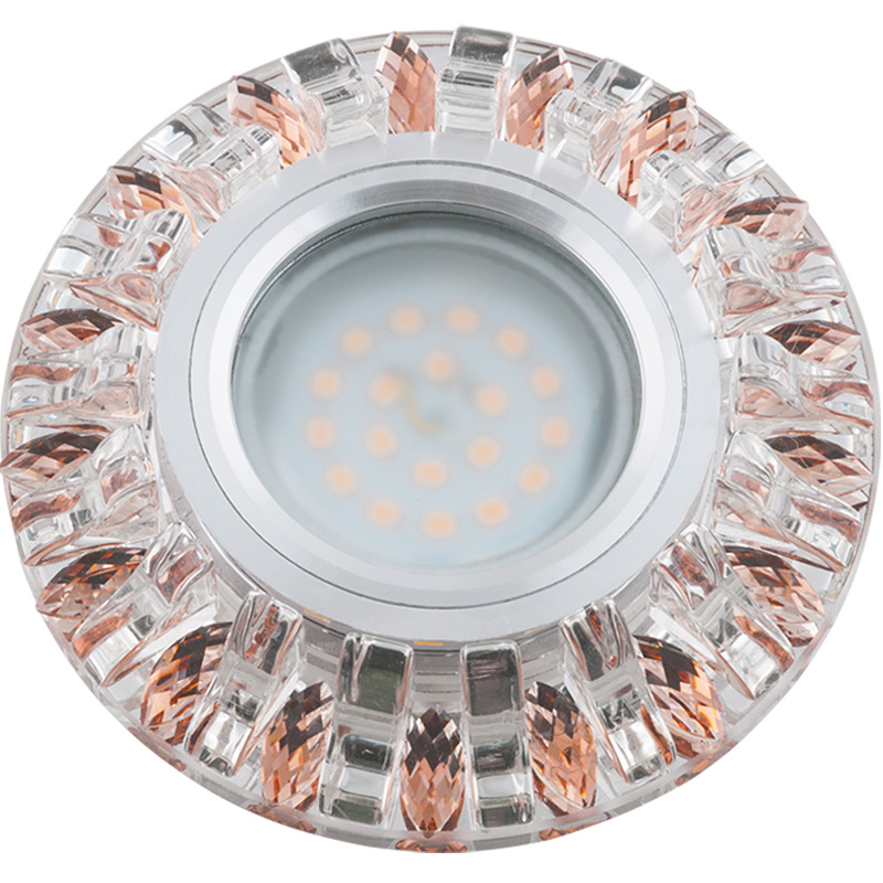 Встраиваемый светильник Fametto DLS-L121 GU5.3 CHROME/CLEAR+BRONZE UL-00000368 в Санкт-Петербурге