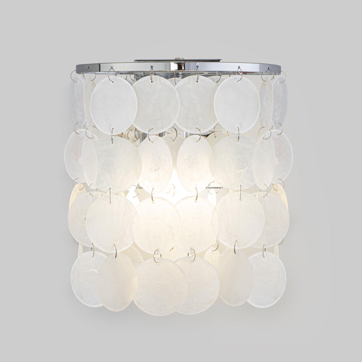 Настенный светильник Eurosvet 60005/1 хром/перламутр в Санкт-Петербурге