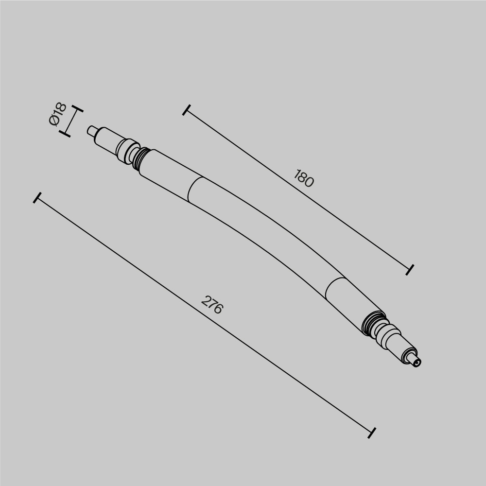 Гибкий коннектор для штанговой системы Maytoni Axity CA005FC-B в Санкт-Петербурге