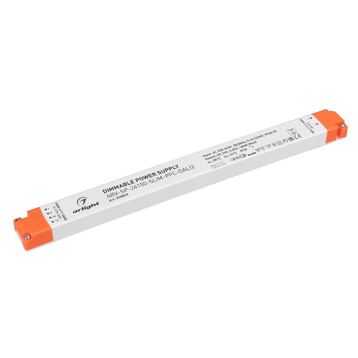 Блок питания Arlight ARV-SP-24150-SLIM-PFC-DALI2 (24V, 6.25A, 150W) 050559 в #REGION_NAME_DECLINE_PP#