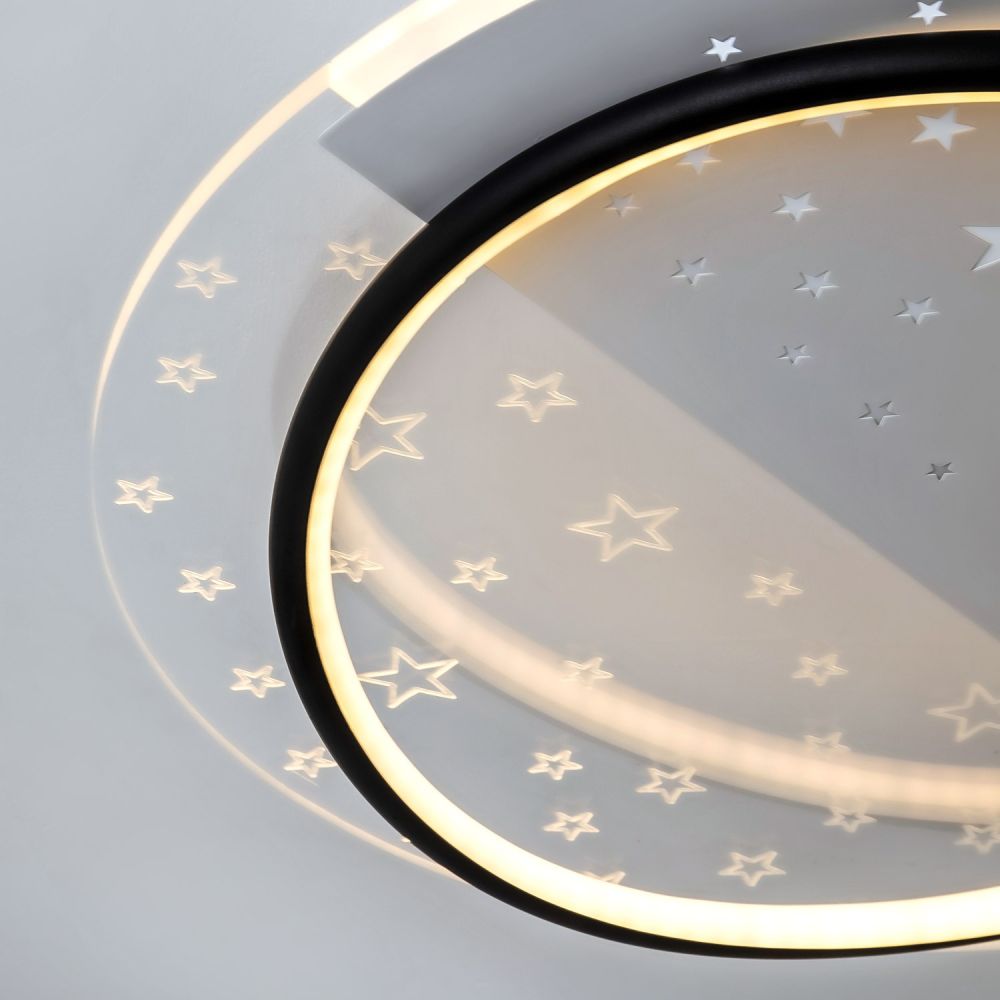 Потолочный светильник LED4U L1036-480 BK в Санкт-Петербурге