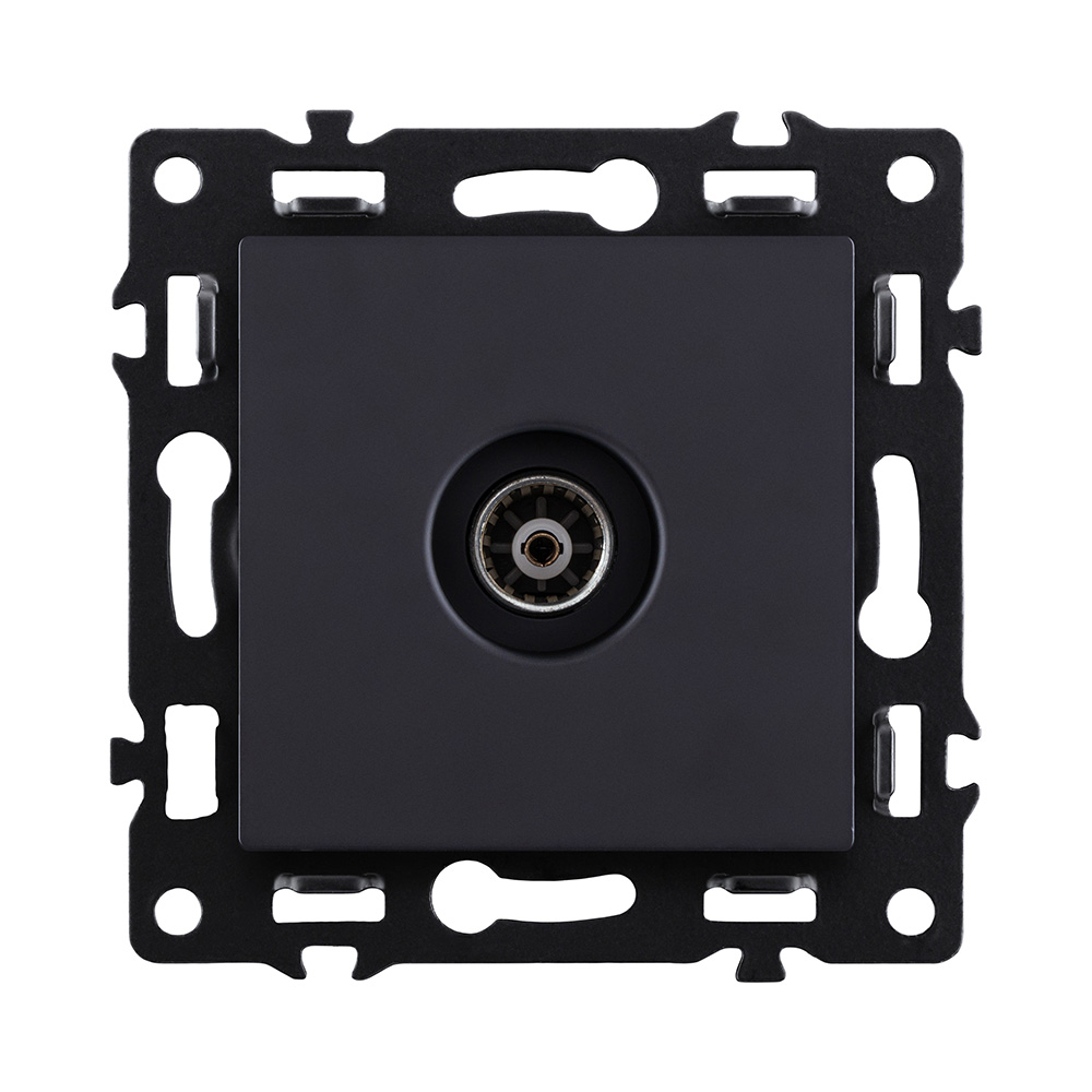 Розетка спутниковая SAT, черный Kollinger Asthetik AS-021BK в #REGION_NAME_DECLINE_PP#