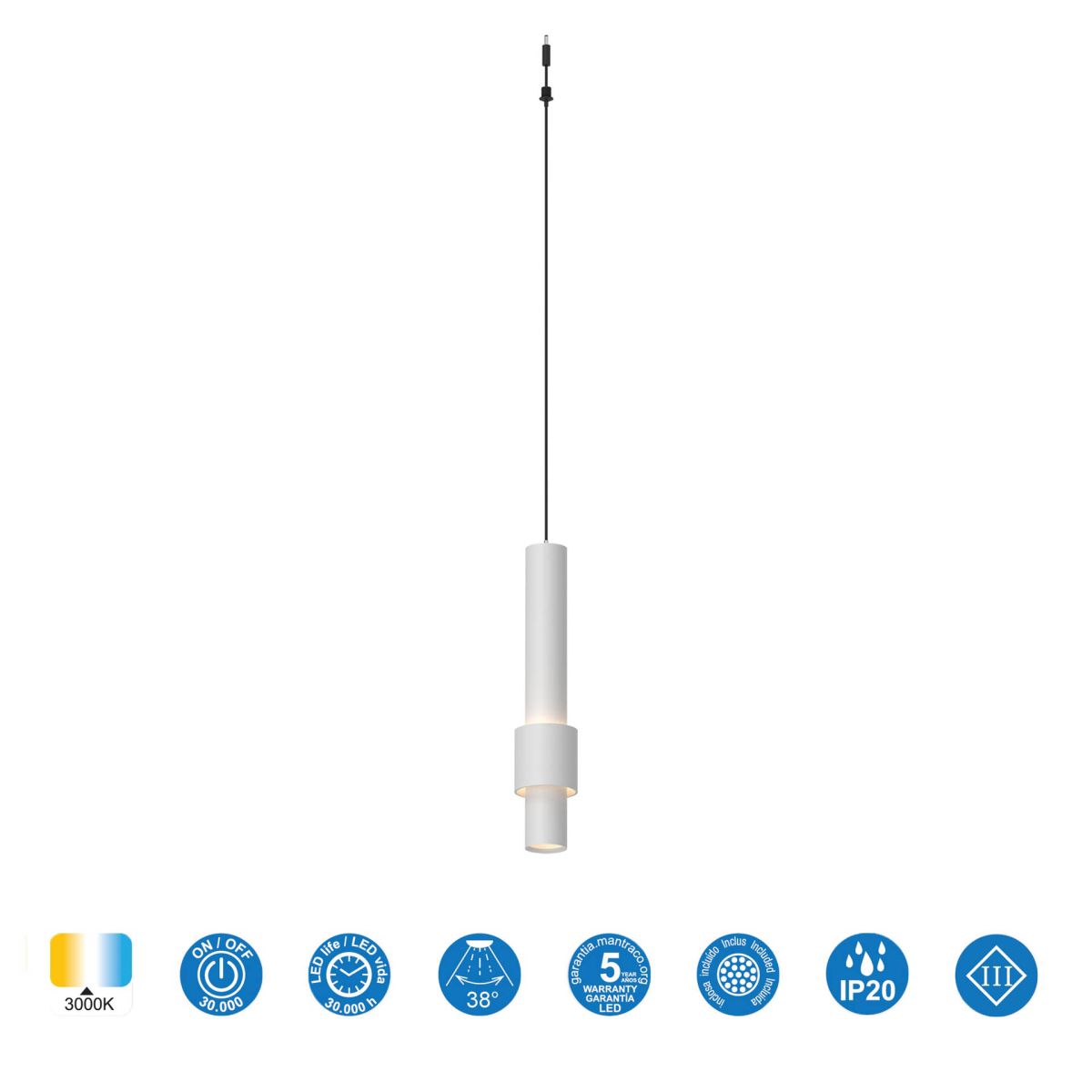 Подвесной модульный светильник без основания Mantra Clifton 9341 в Санкт-Петербурге