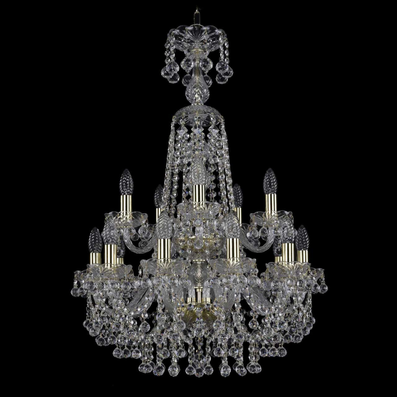 Подвесная люстра Bohemia Ivele 1409/10+5/195/XL-83/2d/G в Санкт-Петербурге