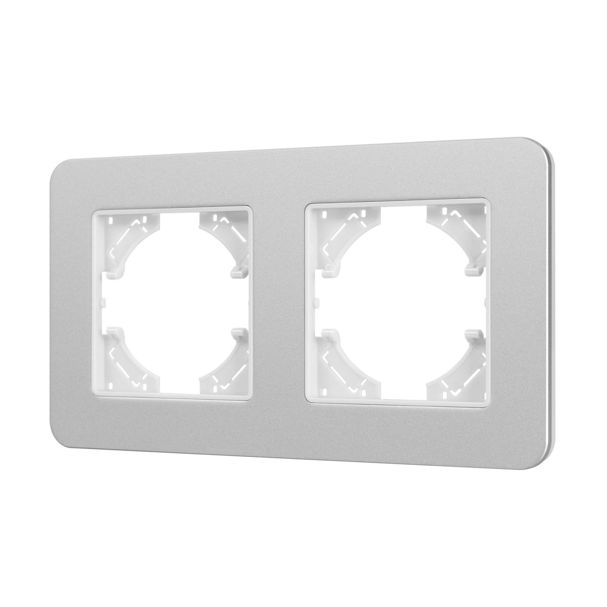 Рамка на 2 поста алюминиевая Arlight FRM-AKIRY-SFAL-2-SR 049737 в Санкт-Петербурге