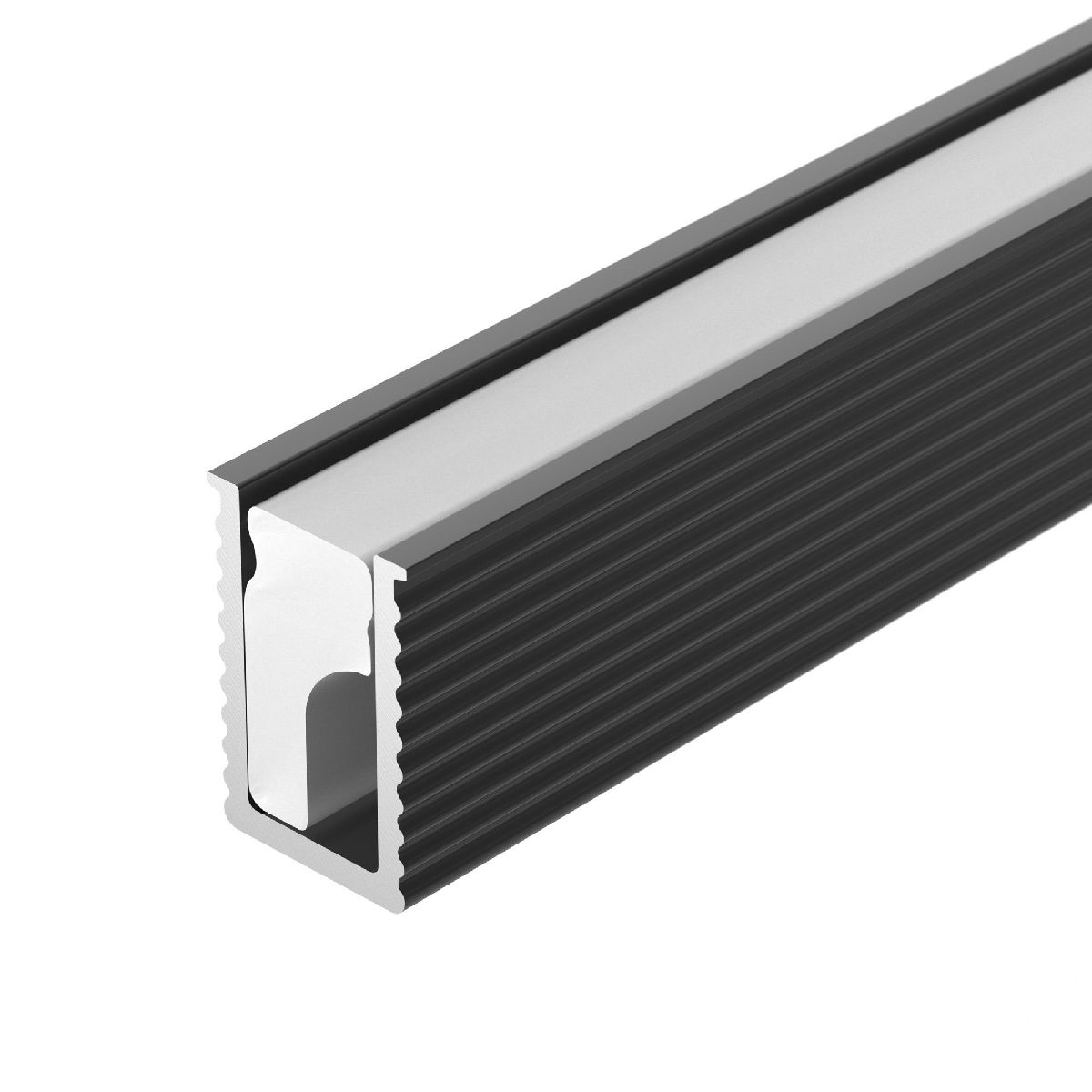 Алюминиевый профиль Arlight SL-MINI-6-H9-2000 ANOD BLACK 044082 в Санкт-Петербурге
