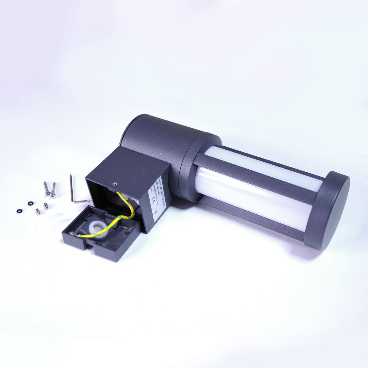 Уличный настенный светильник IP65 Elvan PJ-1507/1-11.5W-WW-Gr в Санкт-Петербурге