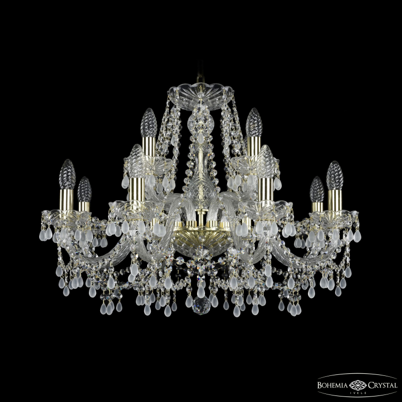 Подвесная люстра Bohemia Ivele Crystal 1410/8+4/240 G V0300 в Санкт-Петербурге