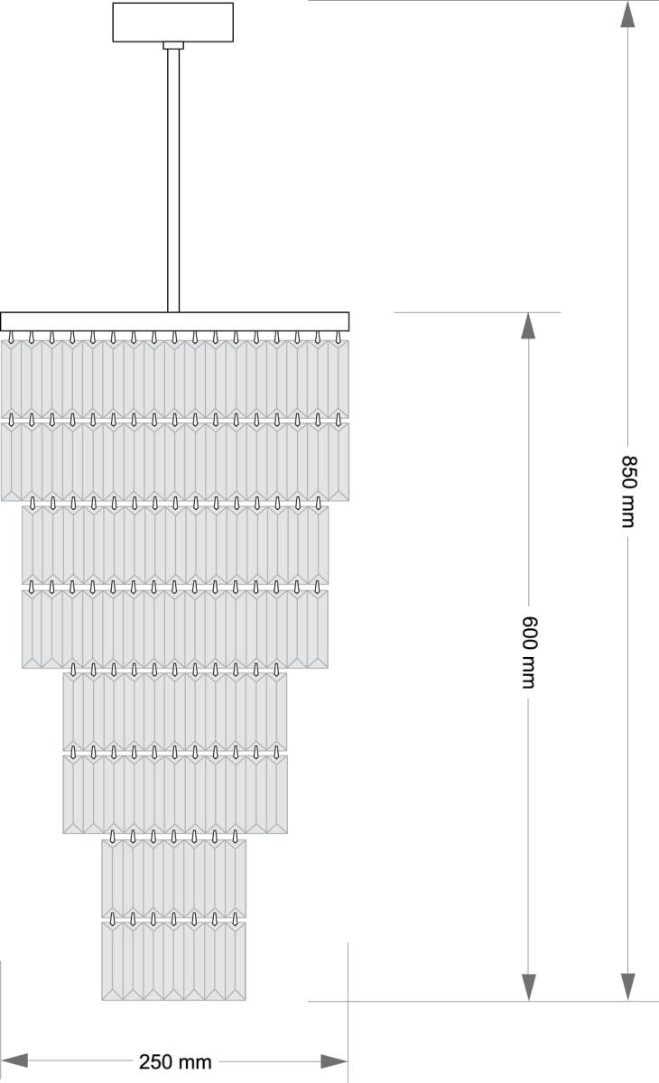 Люстра на штанге Kutek Ellini ELL-ZW-10(Z)250/II в #REGION_NAME_DECLINE_PP#