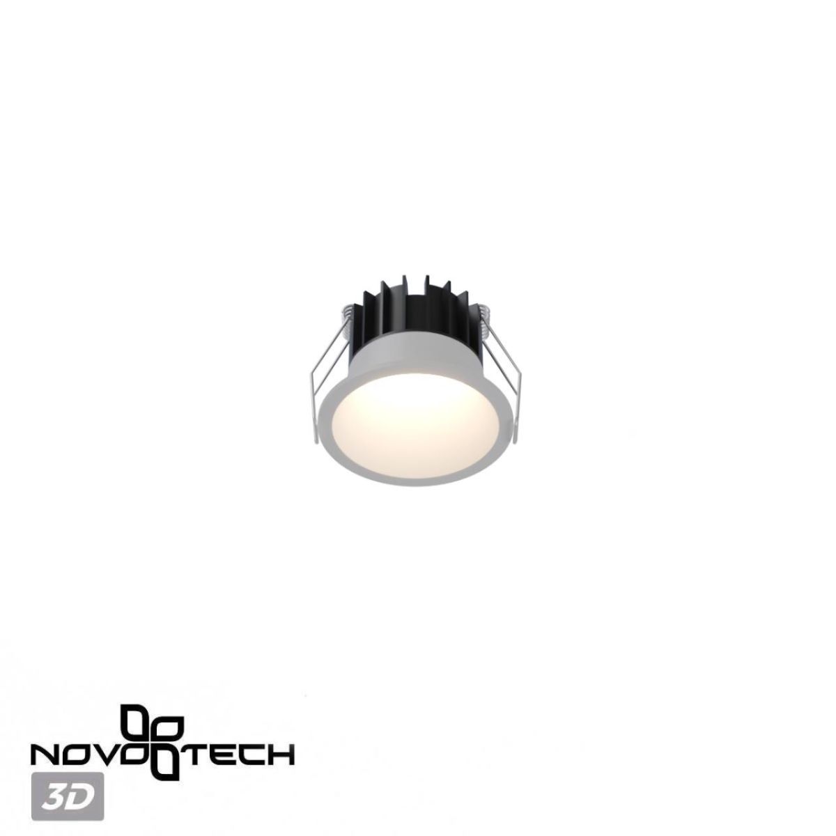 Встраиваемый светильник с переключателем цв. температуры Novotech Wir Brillo 359865 в Санкт-Петербурге