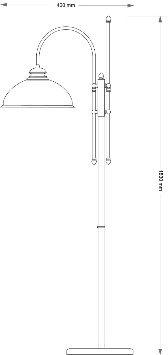 Торшер Kutek Lido LID-LS-1 (P) GR в #REGION_NAME_DECLINE_PP#