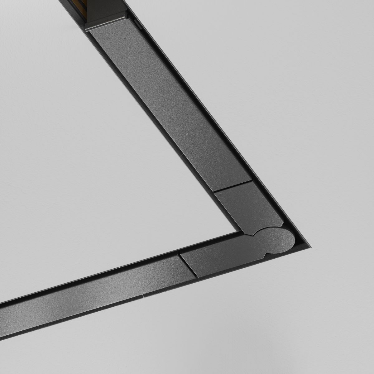 Угол-соединитель 45 Exility X встраиваемый под ГКЛ 12,5мм Maytoni TRA239CLS-42.12B в #REGION_NAME_DECLINE_PP#