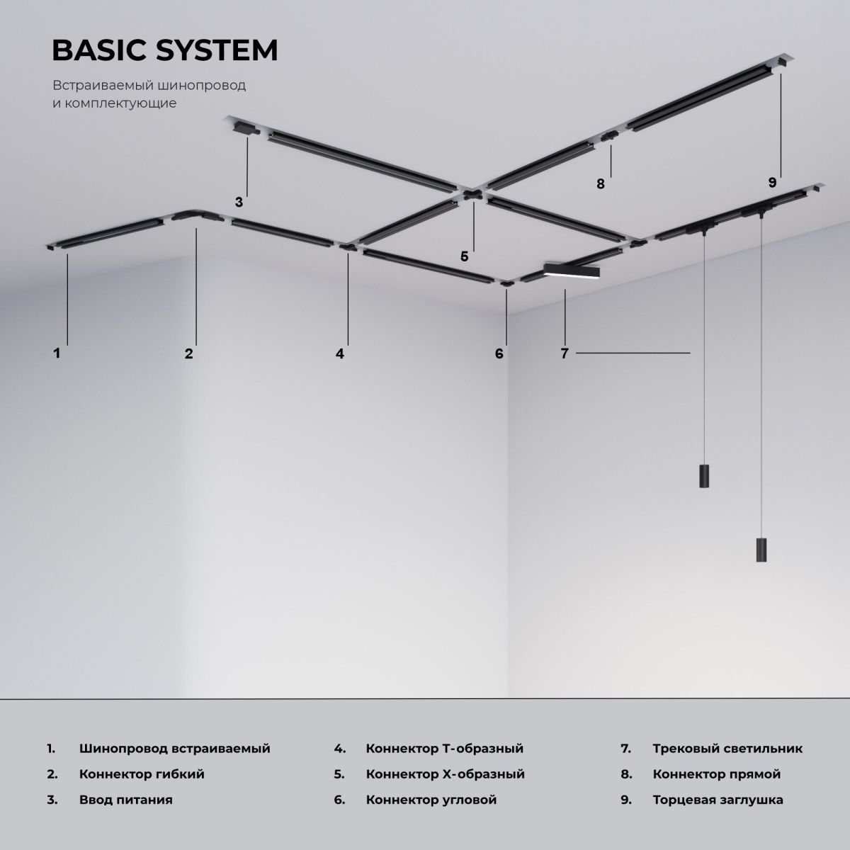 Трековый однофазный светильник Elektrostandard Basic System 85900/01 4690389220470 a072218 в Санкт-Петербурге