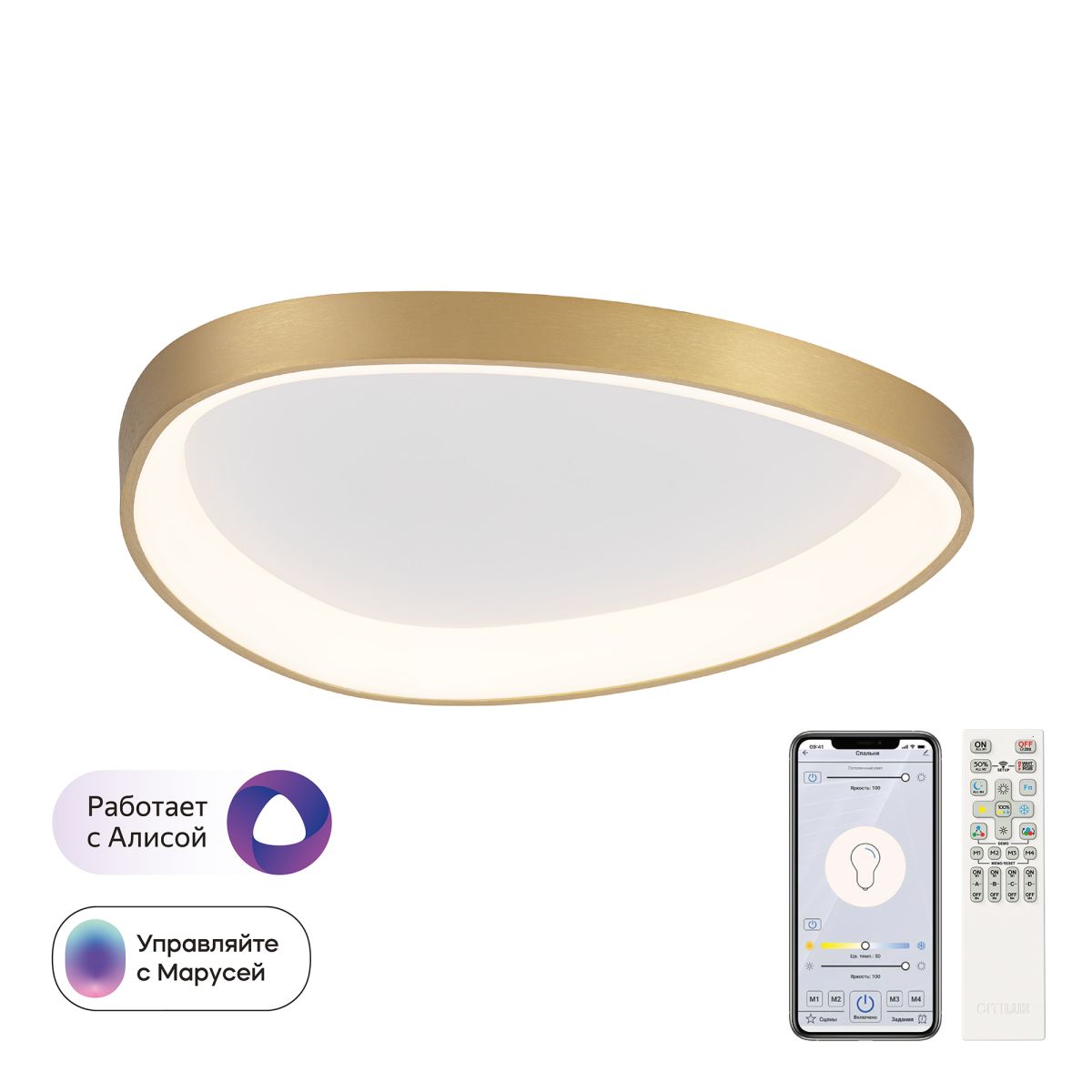 Потолочная люстра Citilux Genka Smart CL756A142 в Санкт-Петербурге