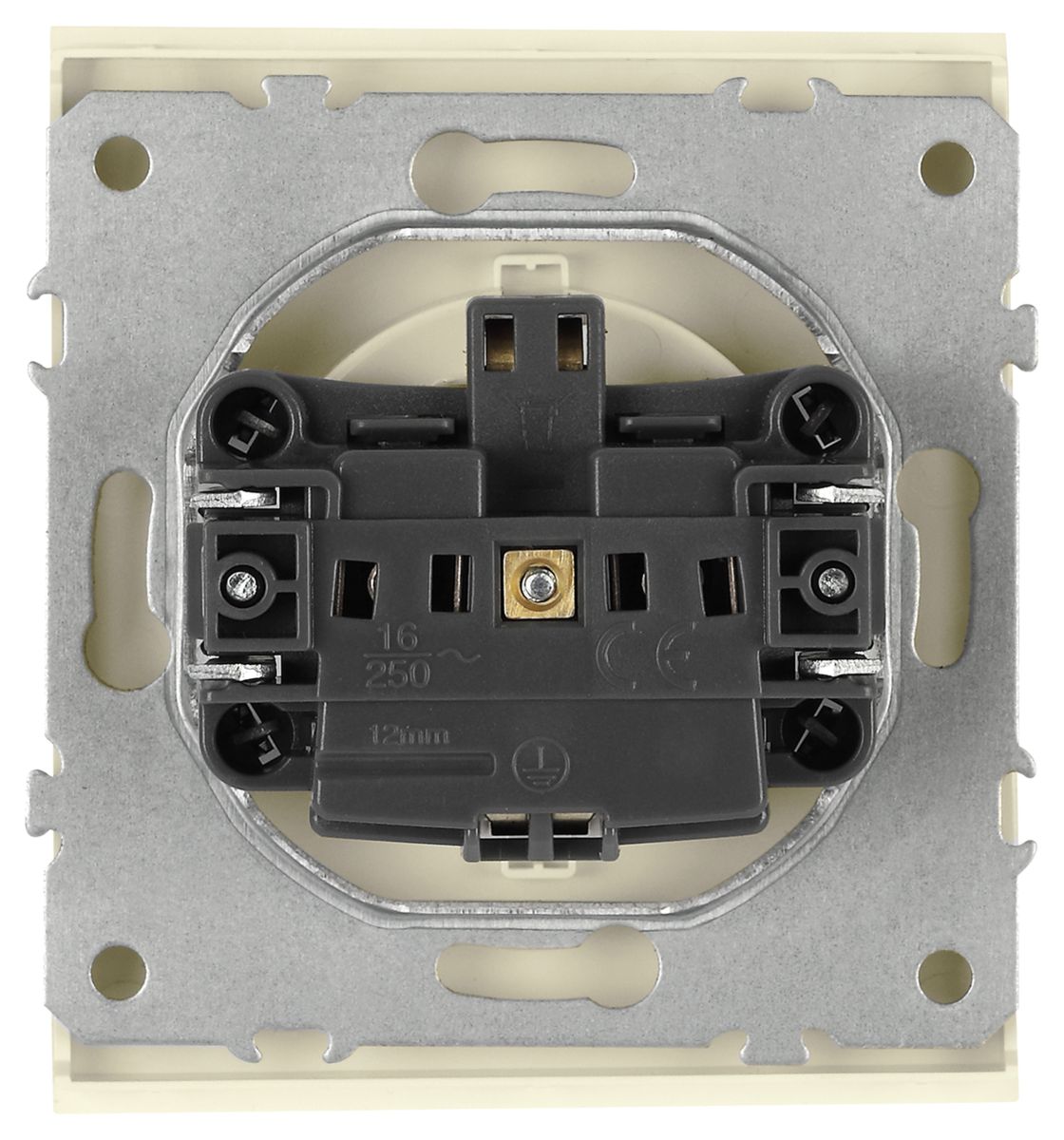 Розетка Эра Arktik 16-2101-02 с заземлением 2P+E Schuko 16А-250В слоновая кость Б0070415 в Санкт-Петербурге