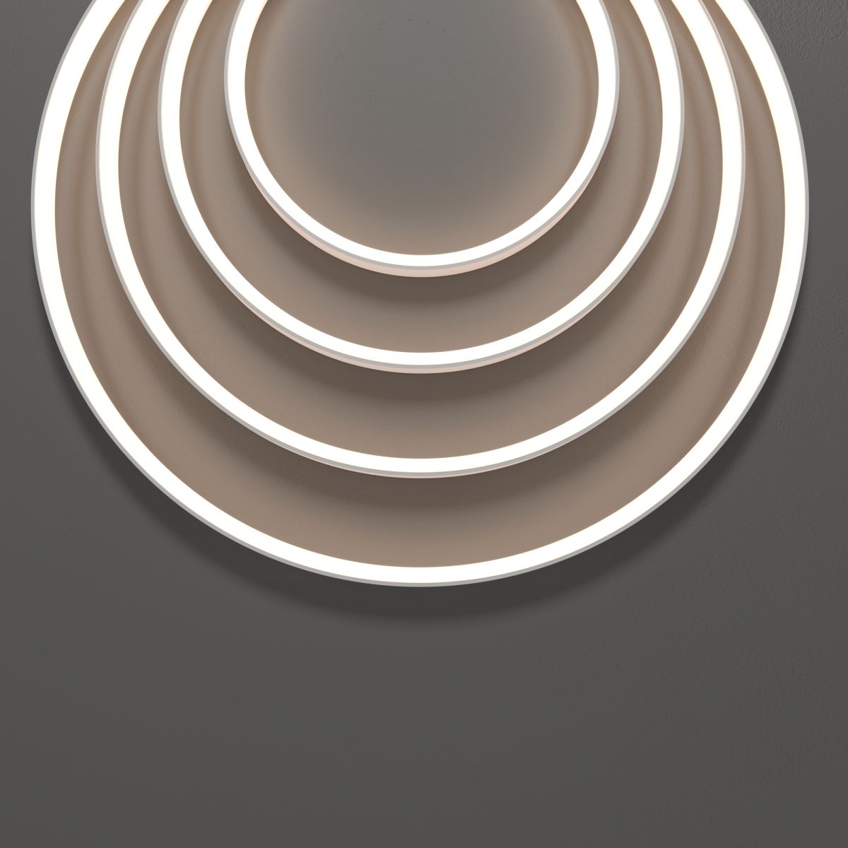 Термостойкий гибкий неон 13x7 24В 9,6Вт/м 3000K IP67 5м (вертикальный изгиб) 432054 в Санкт-Петербурге