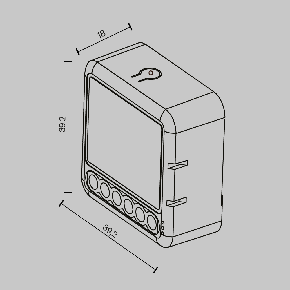 Wi-Fi выключатель двухканальный Maytoni Lighting control MS008 в #REGION_NAME_DECLINE_PP#
