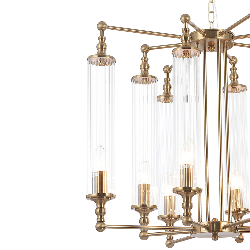 Подвесная люстра Crystal Lux TOMAS SP8 D650 BRASS в Санкт-Петербурге