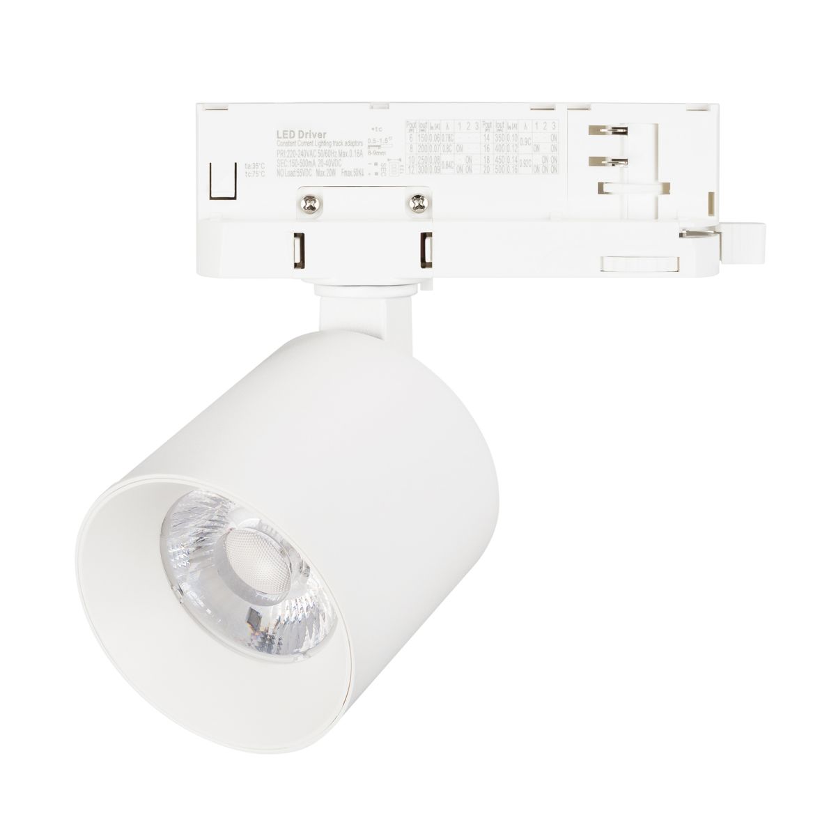 Трековый трехфазный светильник Arlight LGD-DYKE-4TR-R60-8W Warm3000 (WH, 20 deg, 230V, DALI) (IP20 Металл) 058684 в Санкт-Петербурге