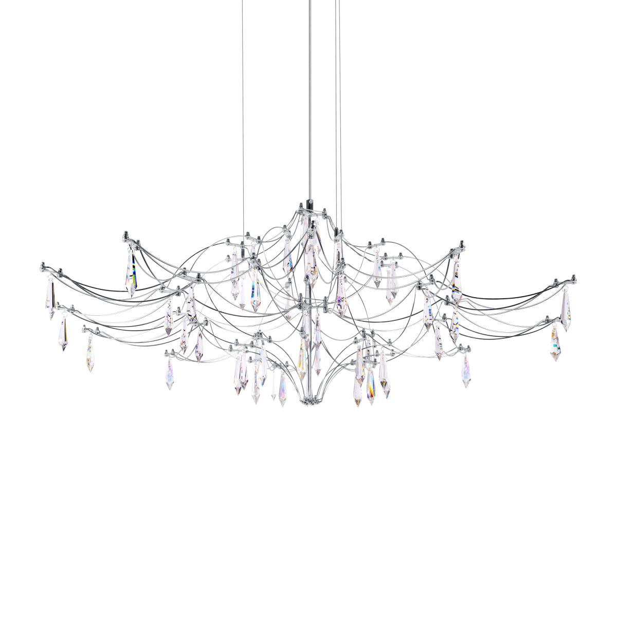 Подвесная люстра Loft IT Mira 10587/1000 Silver Asfour в Санкт-Петербурге