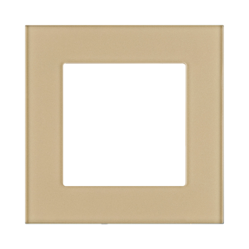 Рамка 1-постовая, стекло золотой Kollinger Asthetik AS1GD в #REGION_NAME_DECLINE_PP#