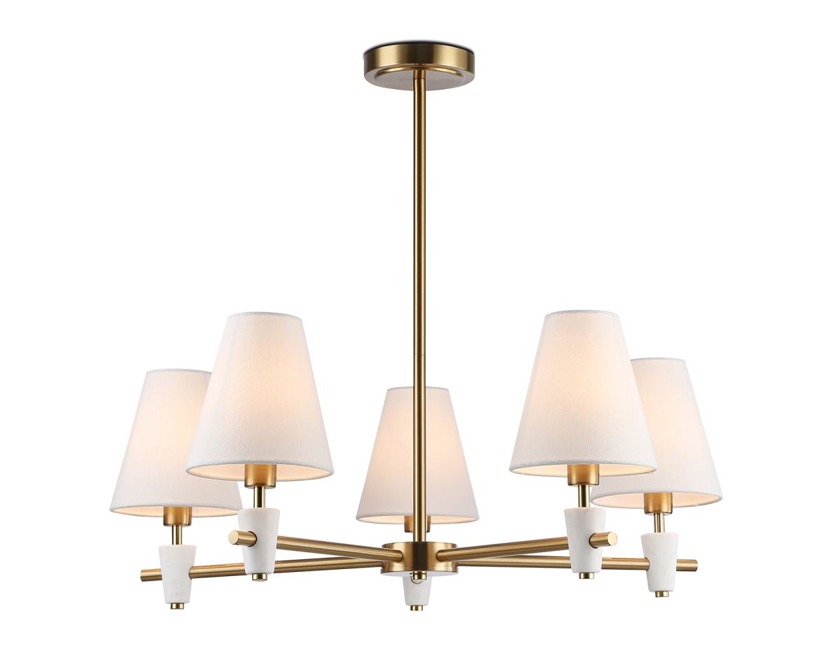 Люстра на штанге Ambrella Light High Light Ceramo Classic LH75044 в #REGION_NAME_DECLINE_PP#