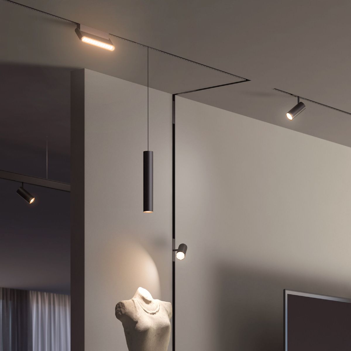 Трековый магнитный светильник Elektrostandard Slim Magnetic 4690389206443 85034/01 a067375 в Санкт-Петербурге