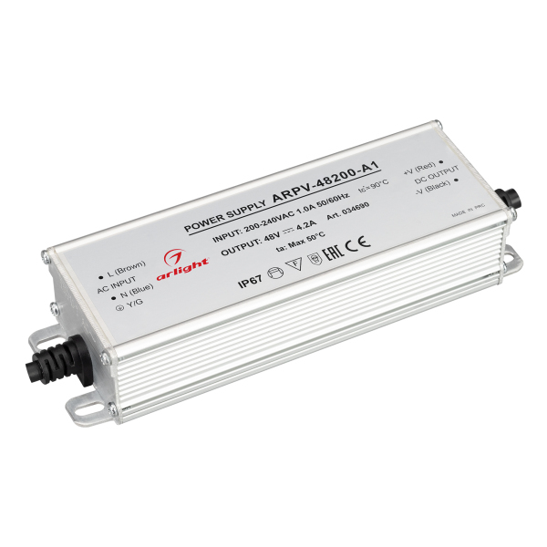 Блок питания Arlight ARPV-48200-A1 48V 4.2A 200W IP67 034690 в #REGION_NAME_DECLINE_PP#