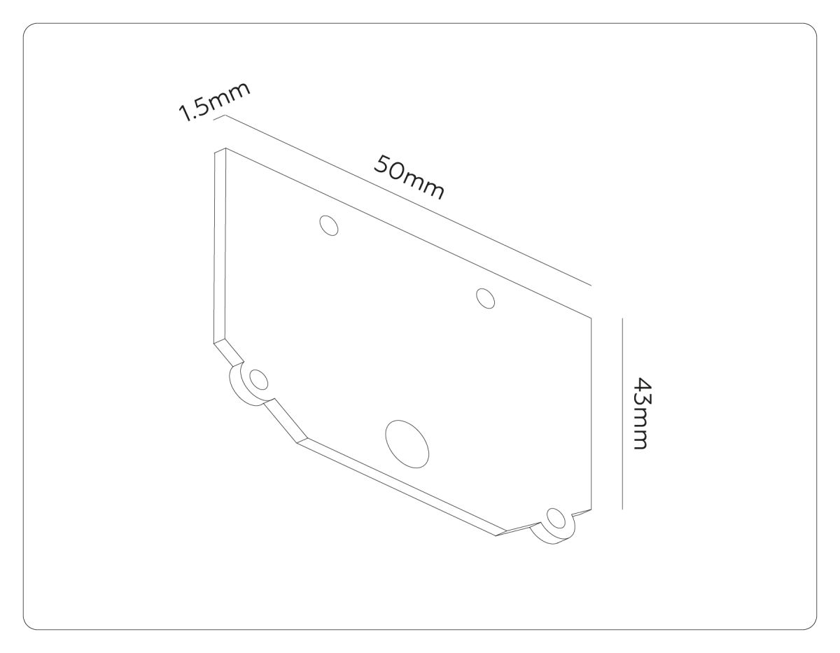 Заглушка для магнитного шинопровода в натяжной потолок 2шт Ambrella Light Track System GL1990 в #REGION_NAME_DECLINE_PP#