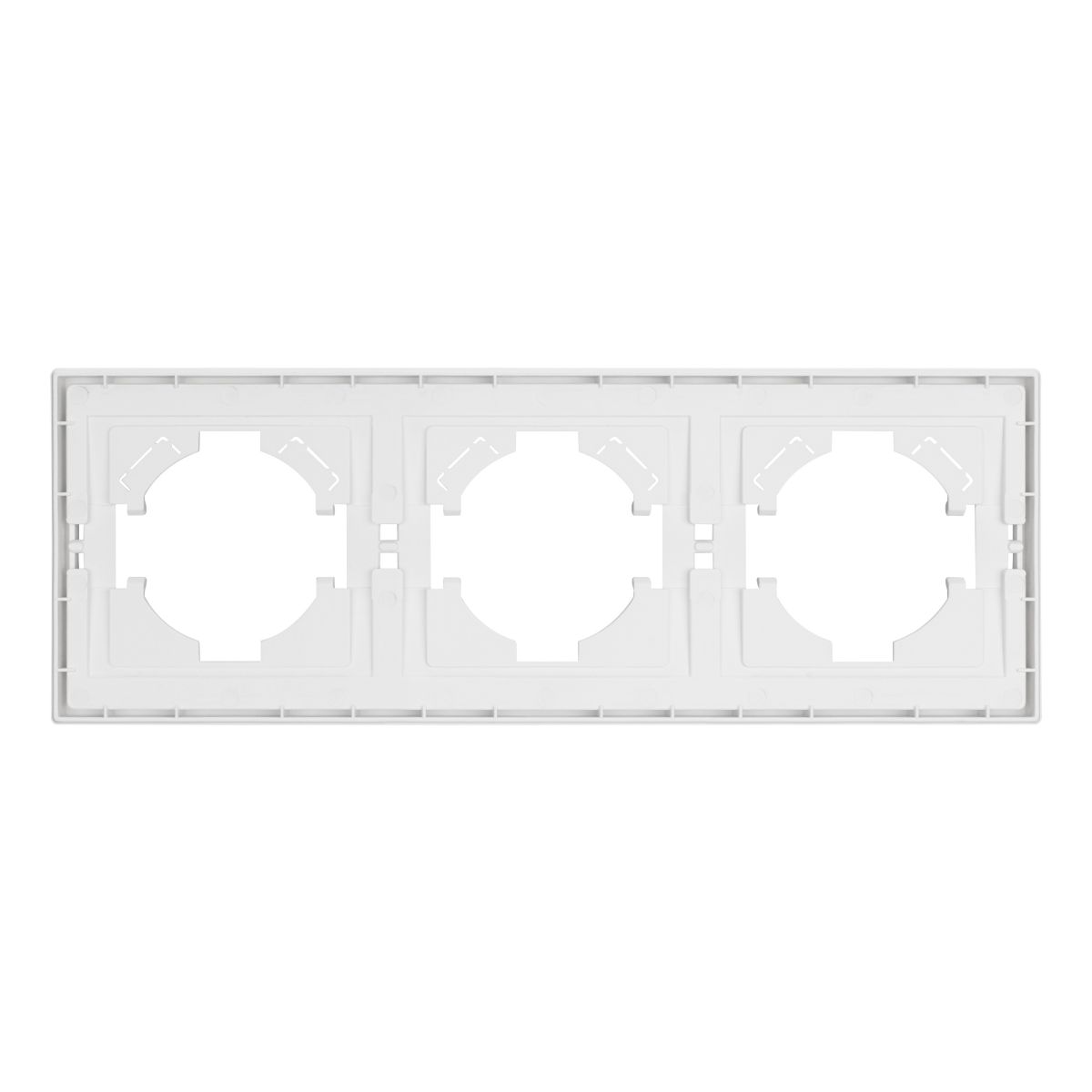 Рамка пластиковая на 3 поста Arlight FRM-TENDO-PL-3-WH 053843 в Санкт-Петербурге