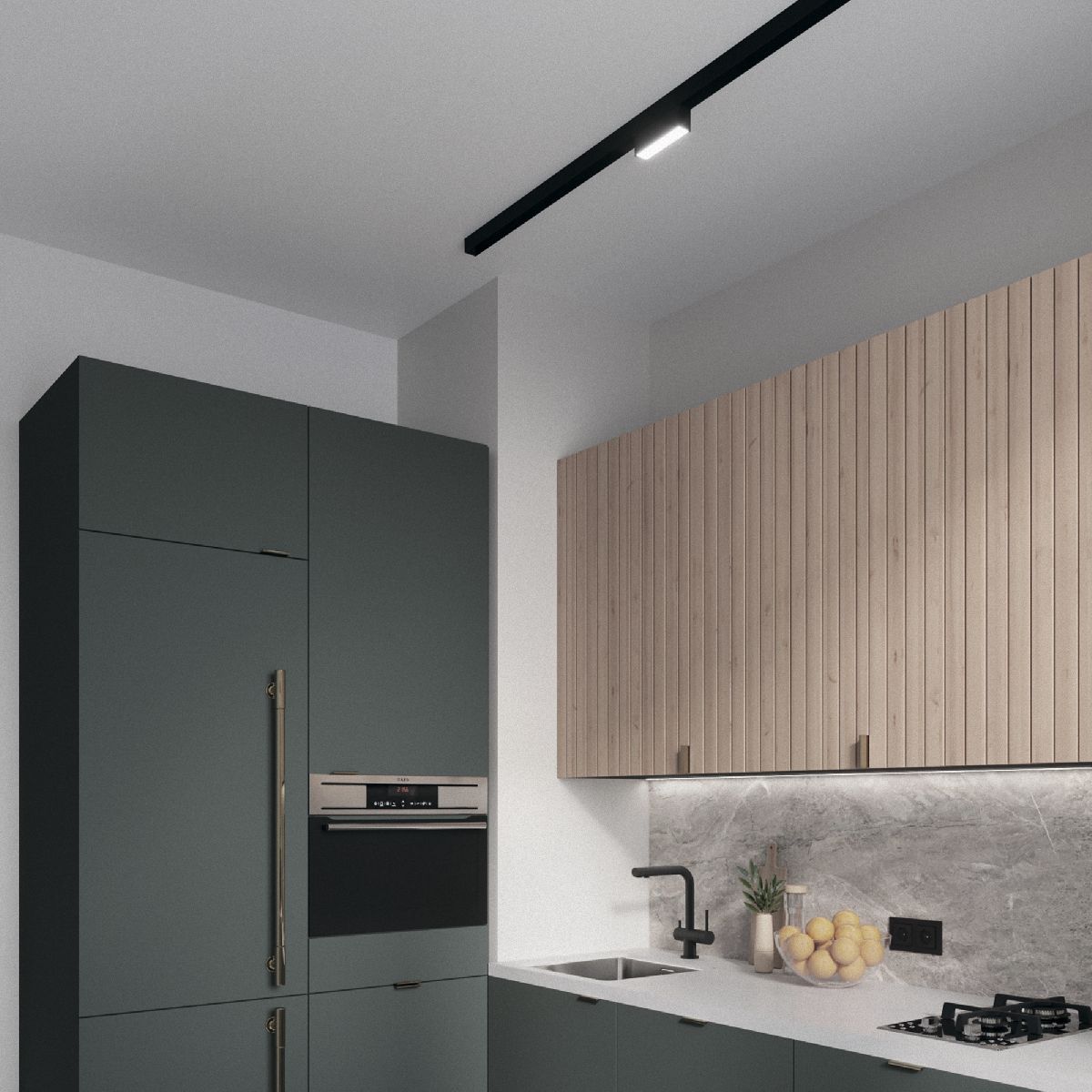 Трековый светильник на потолок Maytoni Technical Basis Rot TR075-2-10W3K-B в Санкт-Петербурге