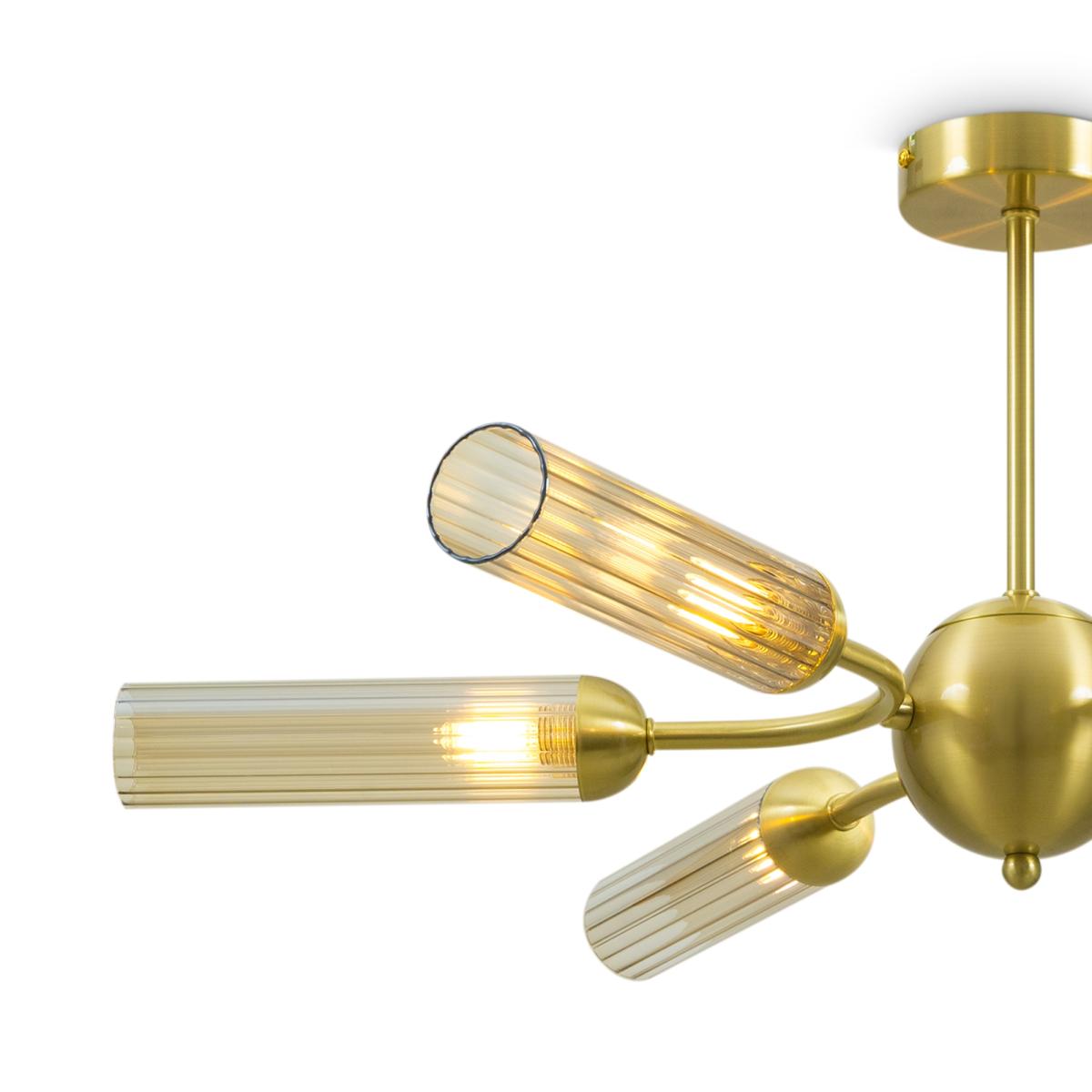 Люстра на штанге Freya Borgy FR5379CL-06G в Санкт-Петербурге