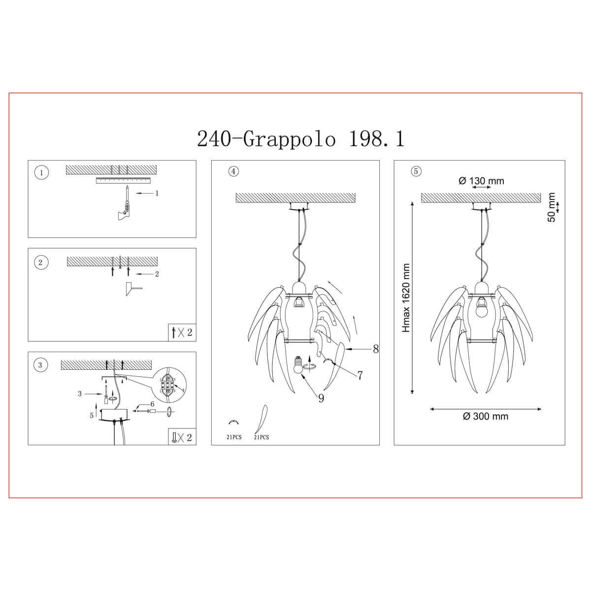 Подвесной светильник Artpole Eleganz 001027 в Санкт-Петербурге