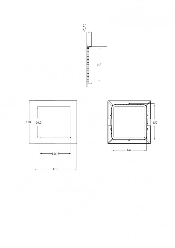 Встраиваемый светодиодный светильник Donolux DL18454/12W White SQ Dim в Санкт-Петербурге