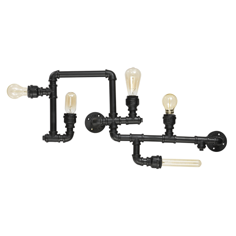 Потолочная люстра Ideal Lux Plumber PL5 Nero 136707 в #REGION_NAME_DECLINE_PP#