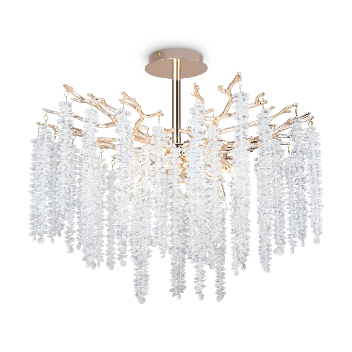 Люстра на штанге Freya Mineral FR1010CL-08G в #REGION_NAME_DECLINE_PP#